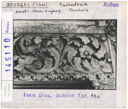 Vorschaubild Bourges: Kathedrale Saint-Etienne, Nordportal, Türsturz 